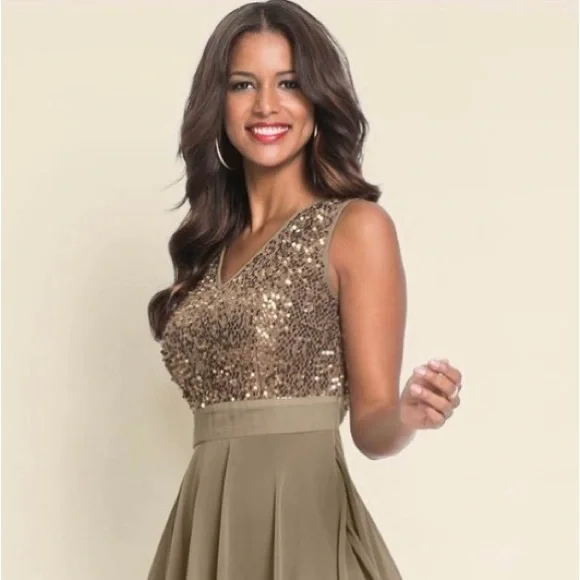 strapless open back dress Venus Dress main image 1